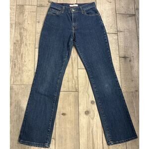 Vintage 2003 Levi’s 550 Relaxed Boot Cut Jeans Y2K Red Stitching Size 4 Medium